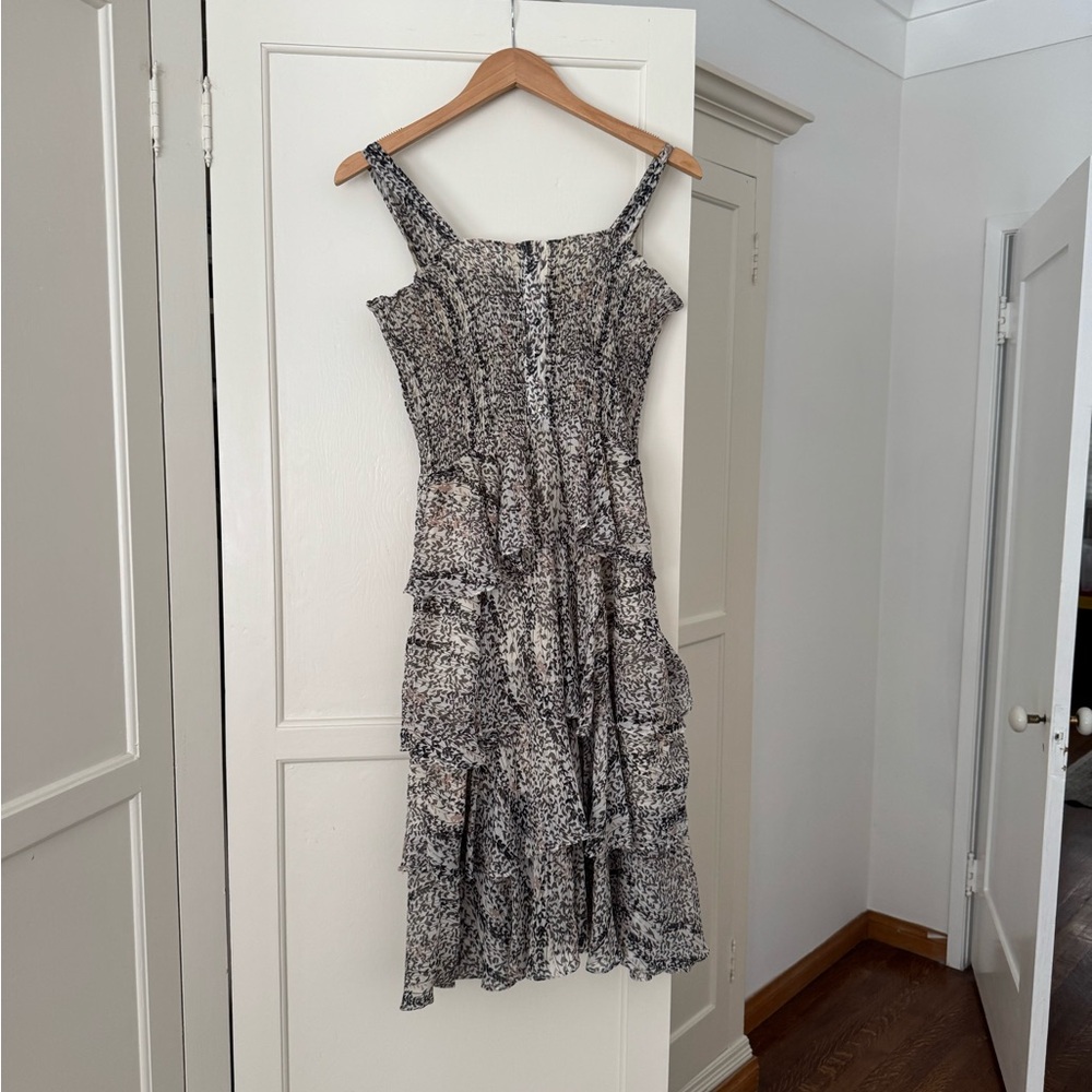 Elegant Black and White Women's Dress